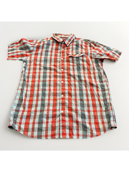 Mountain Hardwear Other - Mountain Hardwear Mens Multicolor Plaid Short Sleeve Button Up Shirt Size L